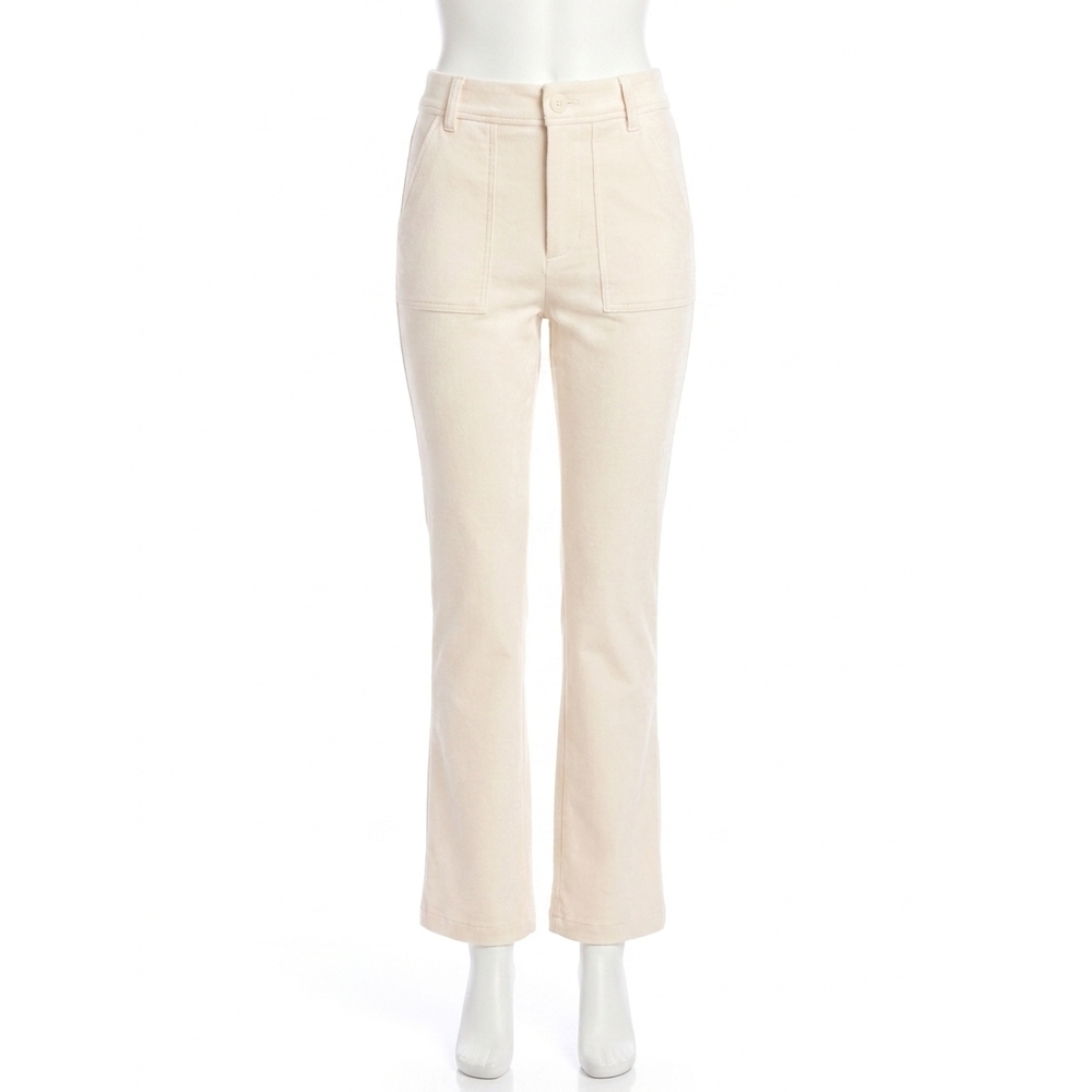 NEW FIFTEEN TWENTY reagan bootcut pants in ecru